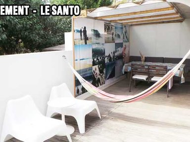 THE SANTO apartment to 200 m from the beaches €45