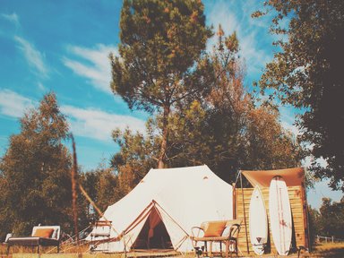 Glamping Deluxe Bell Tent Accommodation €79