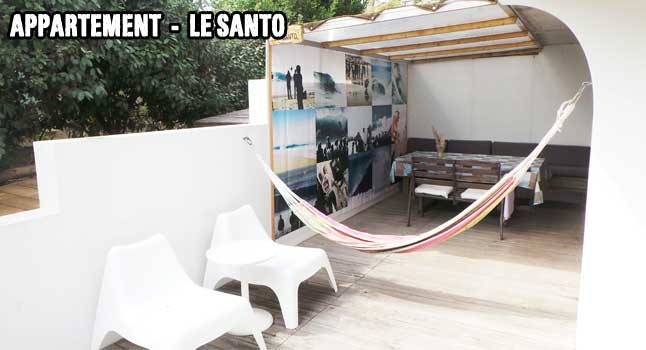 THE SANTO apartment to 200 m from the beaches €45