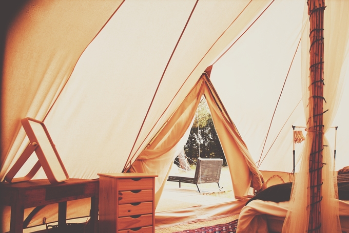 Glamping Deluxe Bell Tent Accommodation €79