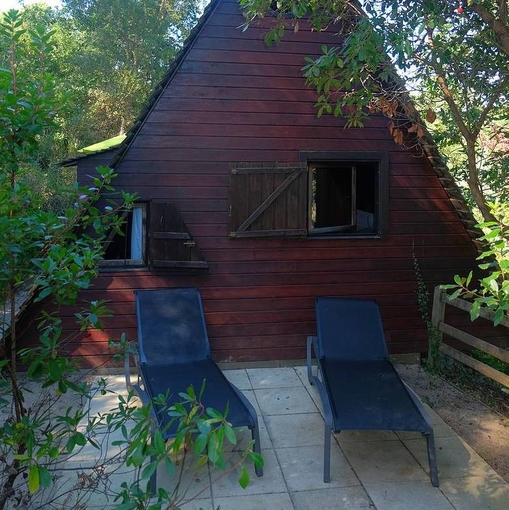 Cabane 4/6 p avec piscine proche océan LANDES 78 €